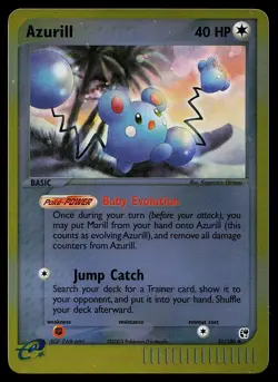 Pokemon Card - Azurill Sandstorm 31/100 Uncommon Reverse Holo - Image 1