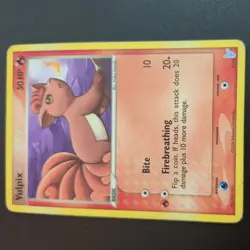 VULPIX 7/12 POKEMON CARD (PLUSLE & MINUN TRAINER KIT SET) - Image 2