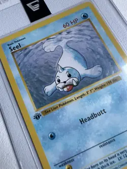 Pokemon Cards: Base Set 1st Edition Uncommon: Seel 41/102 WOTC vintage - Image 2