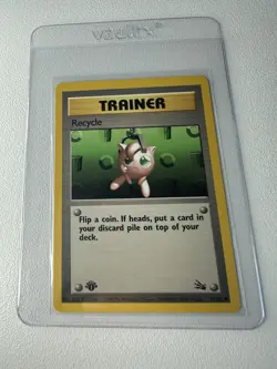 Pokemon - Recycle - 1st Edition - Non Holo - 61/62 - Fossil - Common Card WOTC - Image 1