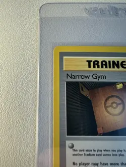 Narrow Gym 124/132 1st Edition Pokemon Card Gym Heroes Common WOTC NM - Image 3