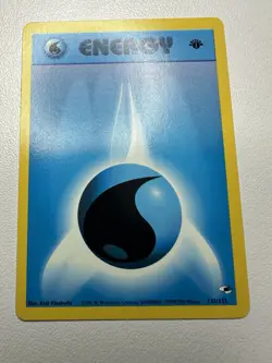 Pokemon Cards: Gym Heroes 1st Edition Common: Water Energy 132/132 - Image 1