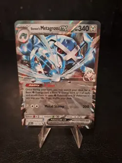 Stevens Metagross EX 145/182 Destined Rivals Pokemon TCG Card - Image 1