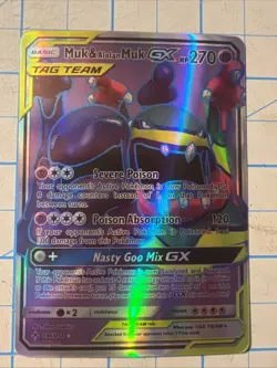 Custom Muk&alolan Muk Gx Fun Fan Art (Custom Made Card) Pokemon Card - Image 1