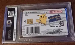 5¼" Squirtle 1999 Blockbuster Video Pokemon Snap Smart Card PSA 9 Grade Gem Mint - Image 3