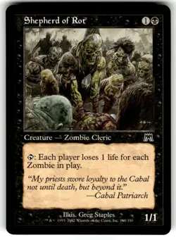 MTG NM Shepherd of Rot Onslaught Regular - Image 1
