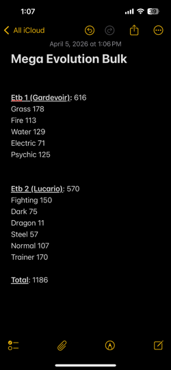 Mega Evolutions Bulk Pokemon Cards (1186 Total) - Image 2