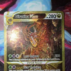 Giratina VSTAR Alt Art Gold Crown Zenith GG69/GG70 Pokemon Card Holo 2023 - Image 3