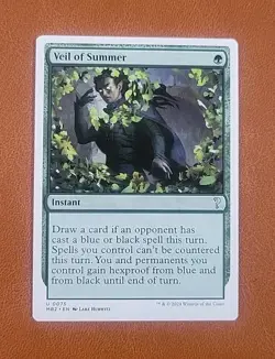 NM Veil of Summer #0075 White Border Mystery Booster 2 MB2 - Image 1