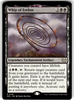 Whip of Erebos Commander: Duskmourn: House of Horror Regular MTG NM - Image 1