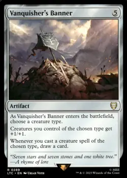 Vanquisher's Banner 289 Commander: The Lord of the Rings: Magic: The Gathering - Image 1