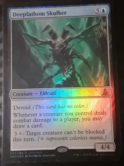 Deepfathom Skulker FOIL , Oath of the Gatewatch , LP ,MTG, FREE SHIPPING - Image 1