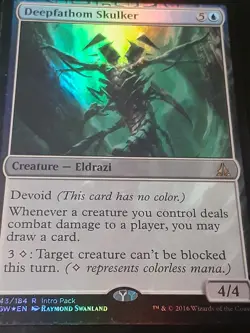 Deepfathom Skulker FOIL , Oath of the Gatewatch , LP ,MTG, FREE SHIPPING - Image 2