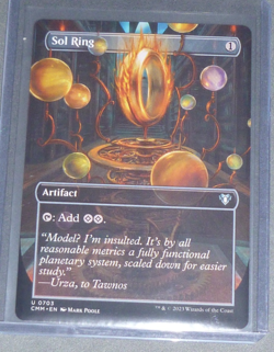 Commander Masters #703 Sol Ring (Borderless) - Image 1