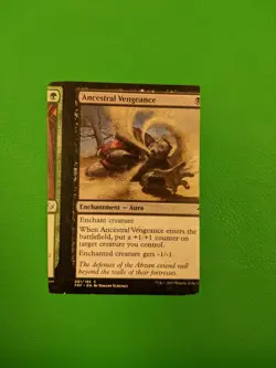 Ancestral vengeance mtg twisted miscut error misprint - Image 1