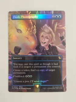 Flash Photography (Borderless) Foil R Commander: FINAL FANTASY 0463 NM - Image 1