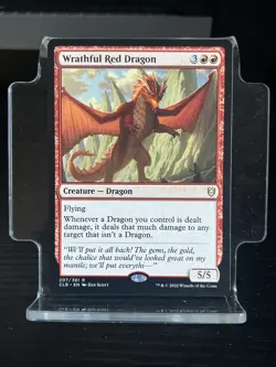 Wrathful Red Dragon 207/361 Commander Legends: Battle for Baldur's Gate Regular - Image 1
