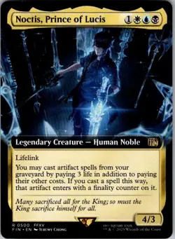 Noctis, Prince of Lucis (Extended Art) R FINAL FANTASY 500 NM - Image 1