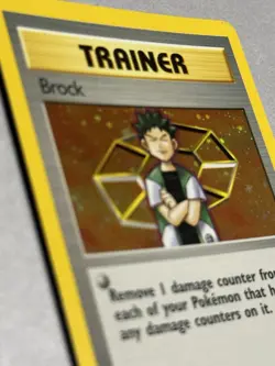 Pokemon TCG Brock 15/132 Gym Heroes Holo 2000 - Image 2