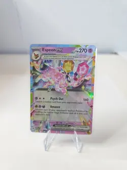 Pokemon TCG Espeon EX Double Rare Prismatic Card 034/131 Mint Condition - Image 1