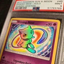 PSA 9 Shining Mew Pokemon TCG Shining Legends Shiny Holo Rare 40/73 2017 - Image 3