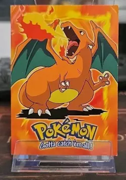 Charizard E6 of 12 Topps Movie Edition Blue Logo Pokemon Card - Image 1