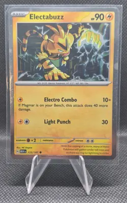 2023 Pokemon SV 151 Electabuzz #125/165 Cosmos Holo - Image 1