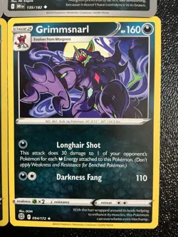 x13 Impidimp Morgrem Grimmsnarl pokemon cards mixed Lot Dark no Duplicates Rare - Image 2