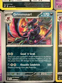 x13 Impidimp Morgrem Grimmsnarl pokemon cards mixed Lot Dark no Duplicates Rare - Image 4