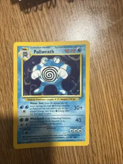 Poliwrath 13/102 Holo Rare from the Base Set Pokemon Card - Image 1