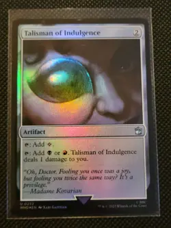 Talisman of Indulgence - #252 - Foil - Uncommon - Magic MTG - Doctor Who Dr. WHO - Image 1