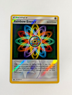 Rainbow Energy 151/168 SM-Celestial Storm Reverse Holo Uncommon LP Pokemon - Image 3