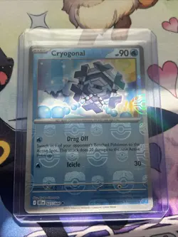 Pokemon TCG Cryogonal (Master Ball Pattern) 027/086 SV: Black Bolt Near Mint - Image 1