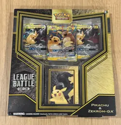 Pokemon Pikachu & Zekrom GX League Battle Deck - NEW - Open box 290-80785 - Image 1