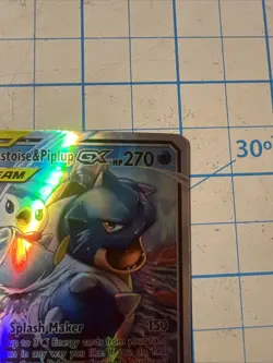 Custom Blastoise&piplup Gx Fun Fan Art (Custom Made Cards) Pokemon Card - Image 3