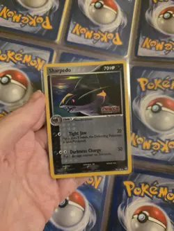 Pokemon TCG Sharpedo 38/108 Ex Power Keepers Holo Rare * STAMPED 2007 - Image 1