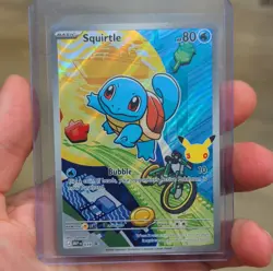 Pokemon Squirtle 039 MEP Mega Evolution Promo Holo Stamped Basic 80 HP - Image 1