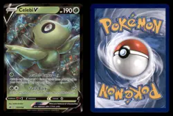 Celebi V 007/198 Holo V Rare Chilling Reign Pokemon TCG NM - Image 3