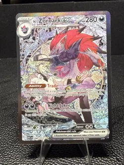 Pokemon N’s Zoroark Ex 286/217 SIR Ascended Heroes PACK FRESH NM - Image 1