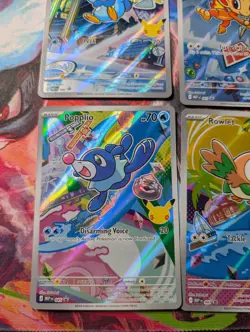 Pokemon 30th Anniversary First Partners Illustration Collection IR Set Of Nine - Image 4