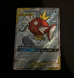 Pokemon Magikarp & Wailord GX TAG TEAM Full Art Ultra Rare 161/181 Holo 300 HP - Image 1