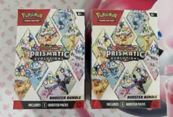 Pokemon TCG Prismatic Evolutions Booster Bundle New Sealed x2 (Lot of 2) - Image 1