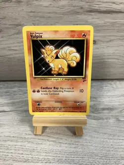 Pokemon TCG Vulpix Base Set 2 99/130 Unlimited Common Excellent Condition HP - Image 1