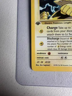 Electabuzz 6/132 1st Edition Holo Gym Heroes Rare WOTC Vintage Pokemon - Image 5