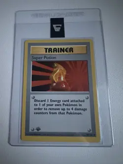 Super Potion Base Set 1st Edition 90/102 WOTC Vintage Pokemon Original 1999 Mint - Image 1