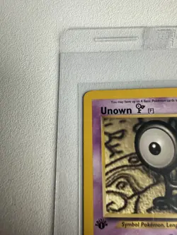 Unown [F] 1st Edition Neo Discovery 48/75 WOTC Vintage Pokemon 2002 - Image 3