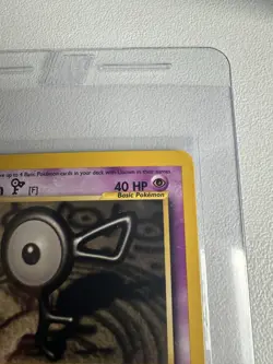 Unown [F] 1st Edition Neo Discovery 48/75 WOTC Vintage Pokemon 2002 - Image 4