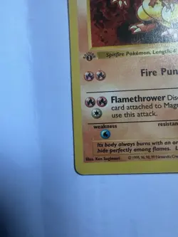 Magmar 36/102 1st Edition Base Set WOTC Vintage Pokemon - Image 3