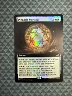 MTG Pinnacle Starcage #0322 Foil Extended Art Rare Edge of Eternities (EOE) - Image 1