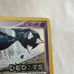 Pokemon Metang EX Deoxys 40/107 Reverse Holo Uncommon 2005 English LP - Image 3